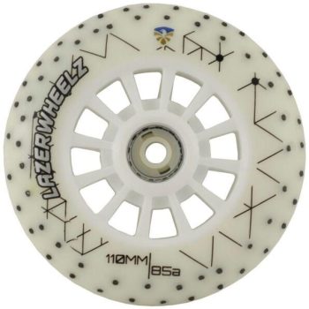 Светящиеся колеса для роликов Flying Eagle Lazerwheels Whitefire