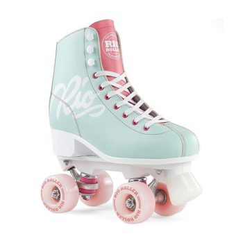 Ролики квады Rio Roller Script teal-coral
