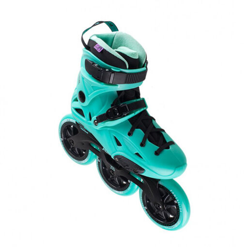 Ролики Powerslide Imperial Megacruiser 125 Jade(ролики которые светятся в темноте)
