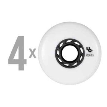 Колеса для роликов UNDERCOVER TEAM White 76mm/86A