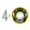 Колеса для роликов Undercover Tiger 80mm/86a Bullet Radius – Yellow