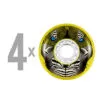 Колеса для роликів Undercover Tiger 80mm/86a Bullet Radius – Yellow