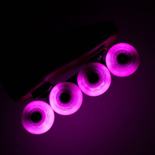 Светящиеся колеса для роликов Flying Eagle Lazerwheels Purple