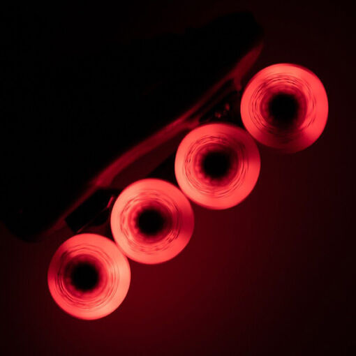 Светящиеся колеса для роликов Flying Eagle Lazerwheels Red