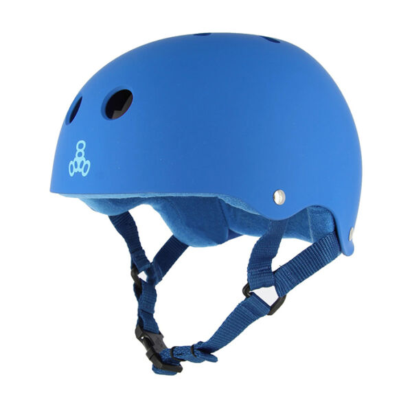 Шлем Triple Eight Brainsaver Rubber Royal Blue