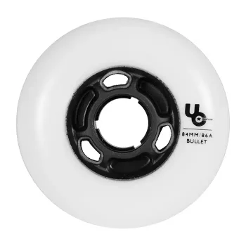 Колеса для роликов UNDERCOVER TEAM White 84mm/86A (4шт)