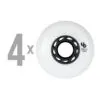Колеса для роликов UNDERCOVER TEAM White 72mm/86A