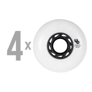 Колеса для роликов UNDERCOVER TEAM White 72mm/86A