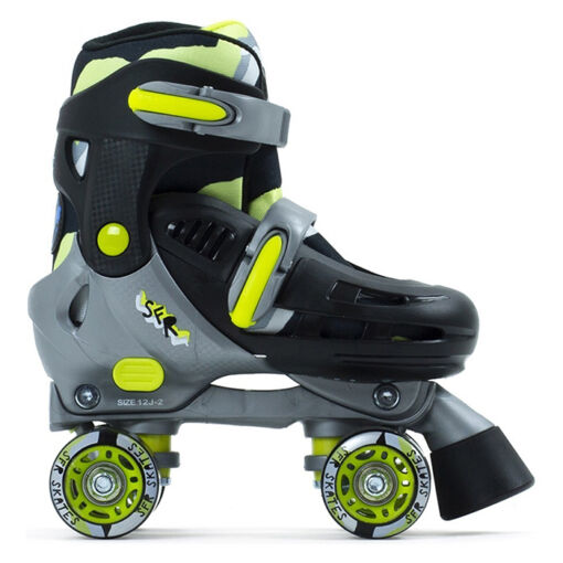 Детские ролики квады SFR Hurricane III black-yellow
