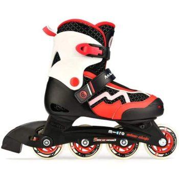Детские ролики Micro Majority red-black