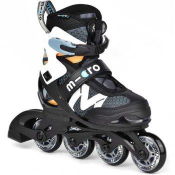 Детские ролики Micro Shaper NEW black-white