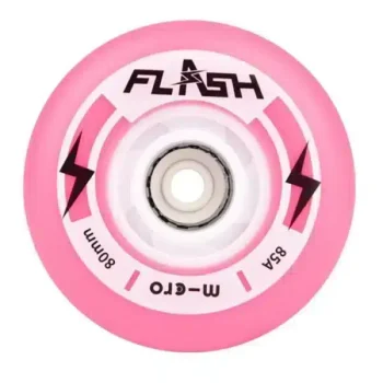Светящиеся колеса для роликов Micro Flash pink