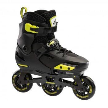 Детские ролики Rollerblade Apex 3WD BLACK/LIME 2022
