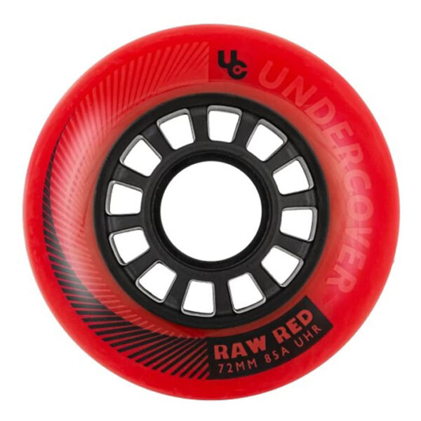 Колеса для роликов UNDERCOVER Raw Red 72mm/85A (4 шт)