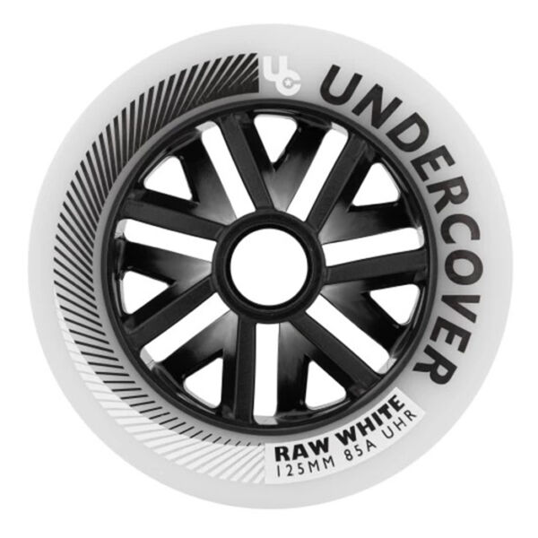 Колеса для роликов UNDERCOVER Raw White 125mm/85A (6 шт)