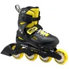 Детские ролики Rollerblade Fury black-yellow