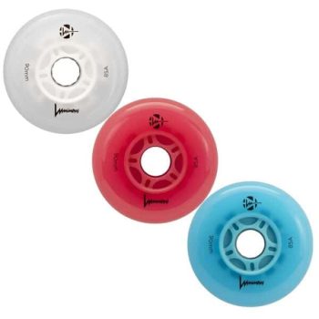 Светящиеся колеса для роликов FR Skates Luminous LED 90мм (2 шт)