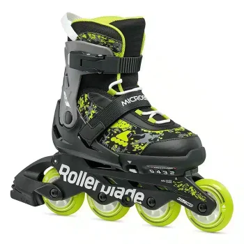 Детские ролики Rollerblade Microblade SL black-lime Детские ролики Rollerblade Microblade SL black-lime