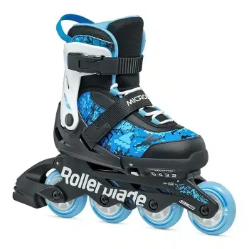 Детские ролики Rollerblade Microblade SL black-sky blue Детские ролики Rollerblade Microblade SL black-sky blue