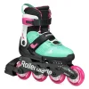 Детские ролики Rollerblade Microblade XT black-sea green