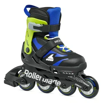Детские ролики Rollerblade Microblade black-blue Детские ролики Rollerblade Microblade black-blue