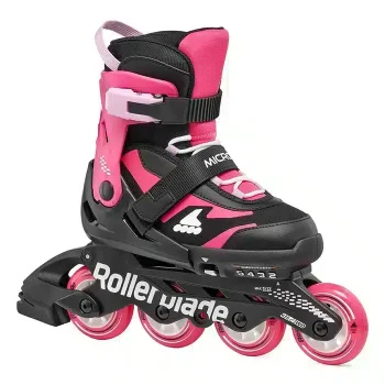 Детские ролики Rollerblade Microblade black-pink Детские ролики Rollerblade Microblade black-pink