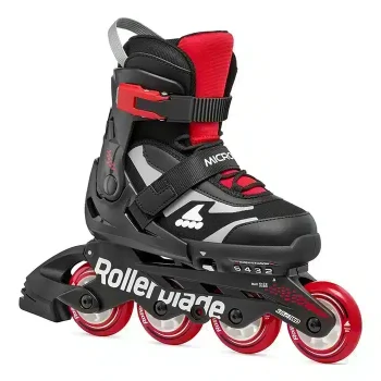 Детские ролики Rollerblade Microblade black-red Детские ролики Rollerblade Microblade black-red