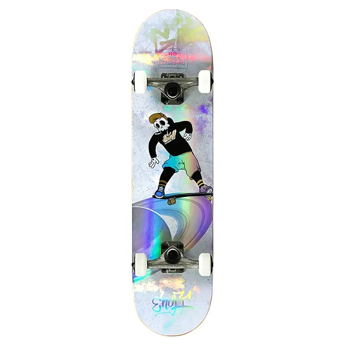 Скейтборд Enuff Skully Hologram Mini white