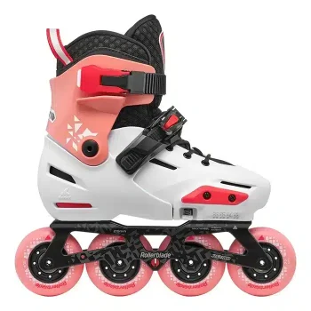 Детские ролики Rollerblade Apex Platinum/coral