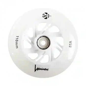 Светящиеся колеса для роликов FR Skates Luminous White 110 mm (6шт)