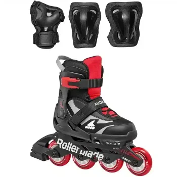 Детские ролики Rollerblade Microblade Combo Black-Red