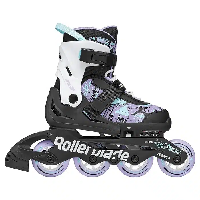 Детские ролики Rollerblade Microblade SL black-lavander Детские ролики Rollerblade Microblade SL black-lavander