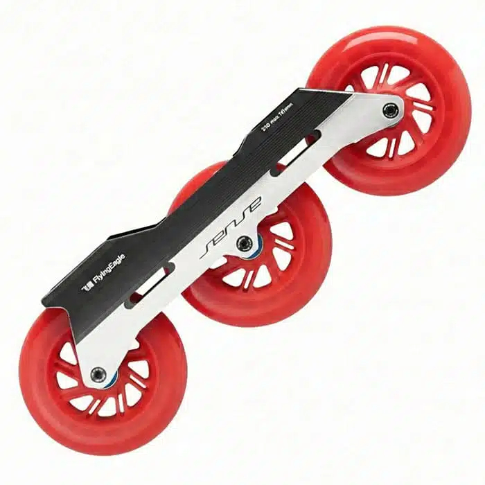 Ходовая для роликов Flying Eagle SENSE 110T с LED колесами Red 85A