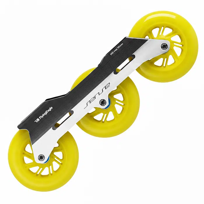 Ходовая для роликов Flying Eagle SENSE 110T с LED колесами Red 85A