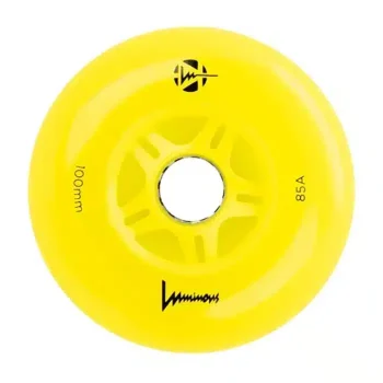 Светящиеся колеса для роликов FR Skates Luminous Canary 100 mm (6шт)