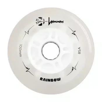 Светящиеся колеса для роликов FR Skates Luminous Rainbow 100 mm (4 шт)