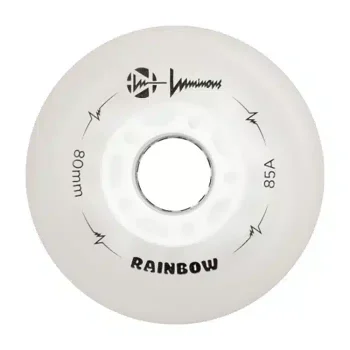 Светящиеся колеса для роликов FR Skates Luminous Rainbow