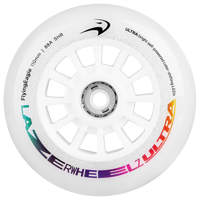 Світящіся колеса для роликів Flying Eagle Lazerwheels Ultra color-shifting 110mm