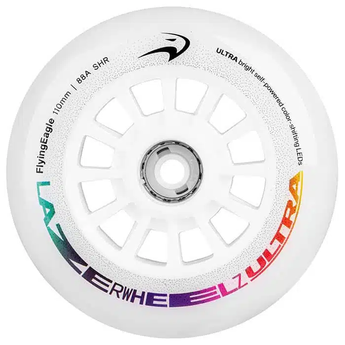 Светящиеся колеса для роликов Flying Eagle Lazerwheels Ultra color-shifting 110mm