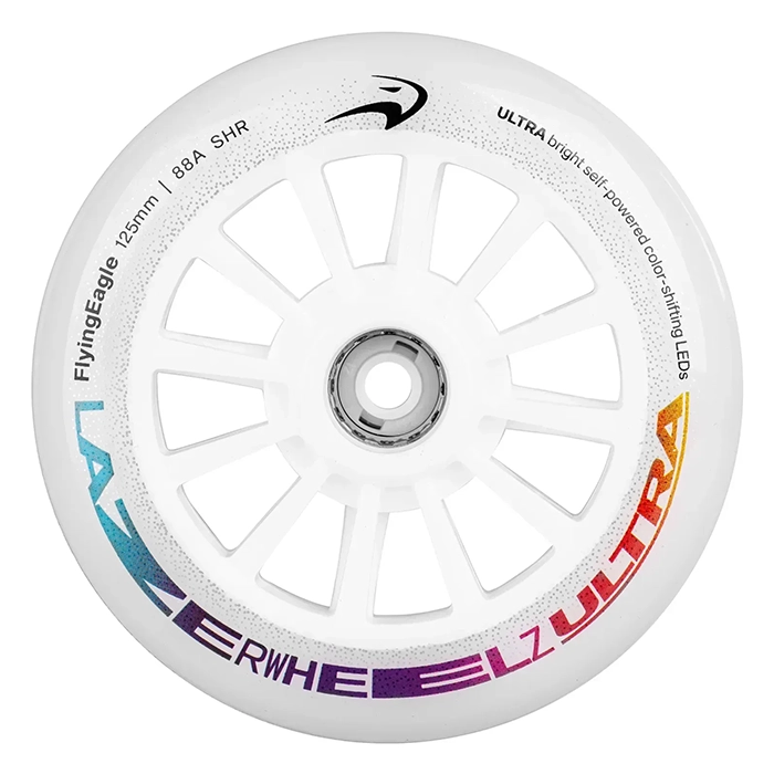 Світящіся колеса для роликів Flying Eagle Lazerwheels Ultra color-shifting 125mm
