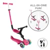Детский самокат-трансформер Globber Go•Up Active Lights Fuchsia (3-в-1)
