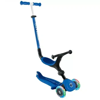 Детский самокат-трансформер Globber Go•Up Active Lights Navy Blue (3-в-1) Детский самокат-трансформер Globber Go•Up Active Lights Navy Blue (3-в-1)