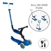 Детский самокат-трансформер Globber Go•Up Active Lights Navy Blue (3-в-1)
