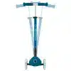 Детский трехколесный самокат Globber Elite Lights Deep Blue