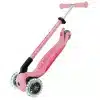 Детский трехколесный самокат Globber Elite Lights Pastel Pink