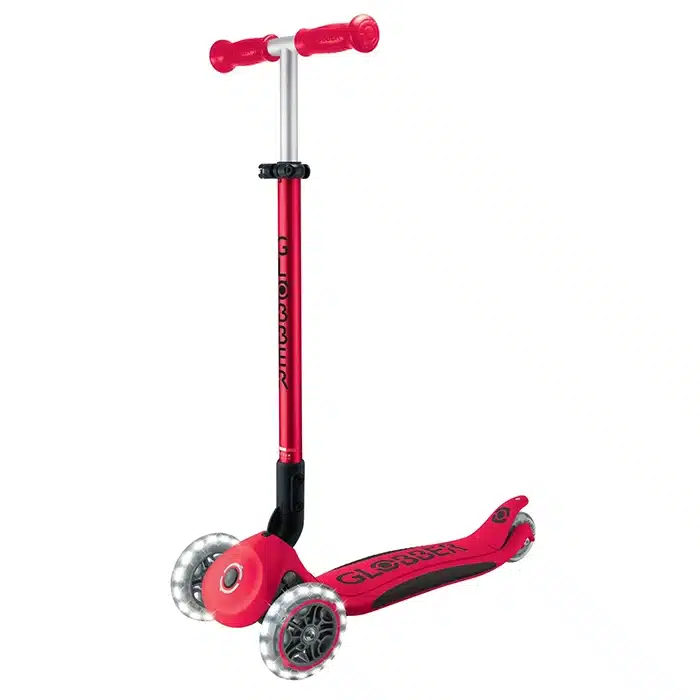 Дитячий триколісний самокат Globber Elite Lights Red Дитячий триколісний самокат Globber Elite Lights Red