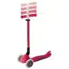 Детский трехколесный самокат Globber Elite Lights Red