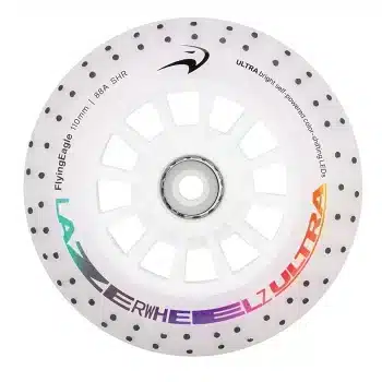 Светящиеся колеса для роликов Flying Eagle Lazerweels Ultra Spark Color-Shifting 110мм