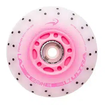 Світящiся колеса для роликів Flying Eagle Lazerweels Ultra Spark Pink