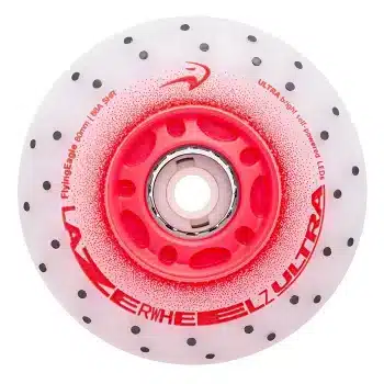 Світящiся колеса для роликів Flying Eagle Lazerweels Ultra Spark Red